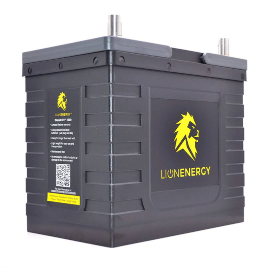 Lion Energy Safari UT 1300|105AH|1.344KWH | Lithium Battery Pack|LIFEPO4 Power Block | Lion Energy | 1-5 Days Ship Time