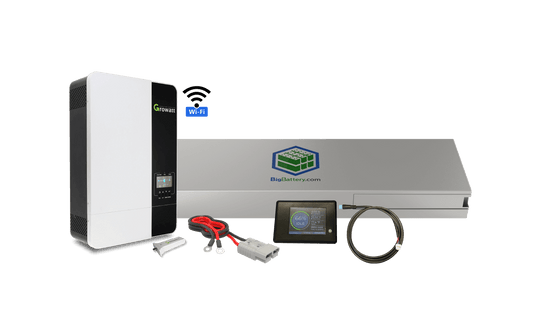 48V 1x MUSTANG Kit – RV/Van | FREE GROWATT 3kW INVERTER | 139Ah | 7kWh