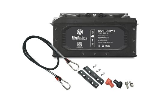 12V HUSKY 2 | 400Ah | 5.12kWh | LIFEPO4 Power Block | Lithium Battery Pack
