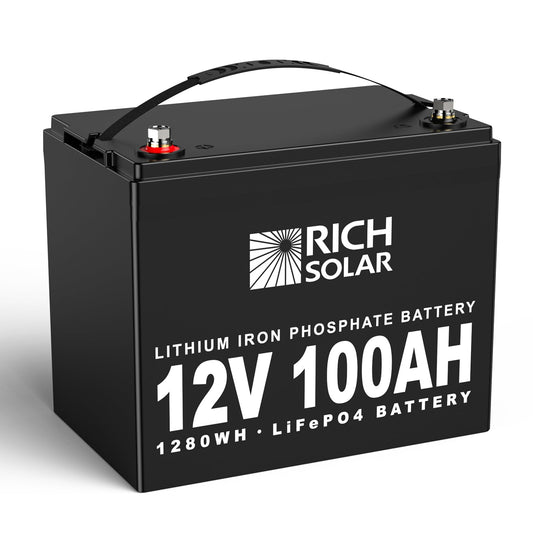 12V 100Ah LiFePO4 Lithium Iron Phosphate Battery