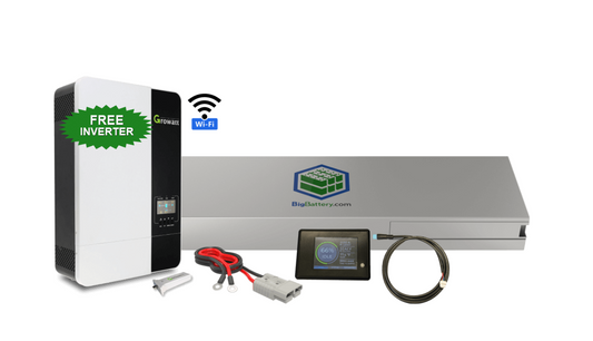 48V 1x MUSTANG Kit – RV/Van | FREE GROWATT 3kW INVERTER | 139Ah | 7kWh