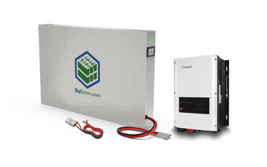 48V Off Grid Home RHINO System - Growatt 6K + 14kWh RHINO Battery|LIFEPO4 Power Block|Cables + Inverter + Lithium Battery Pack|3-8 Weeks Ship Time