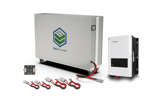 48V Off Grid Home Rhino System Power Plus - Growatt 12K + 28kWh RHINO Battery|LIFEPO4 Power Block|Inverter + Lithium Battery Pack|3-8 Weeks Ship Time