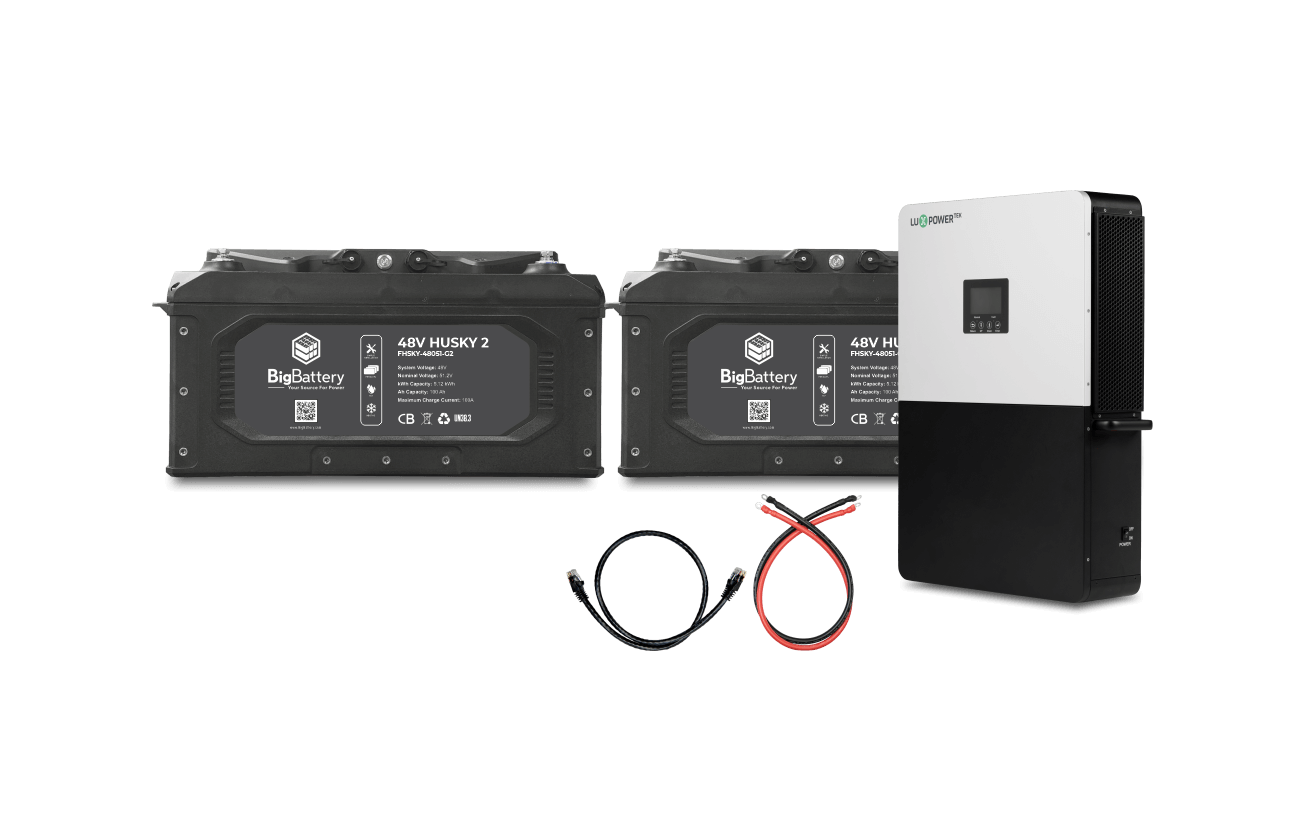 48V 2X HUSKY 2 KIT – 6K LUXPower Inverter