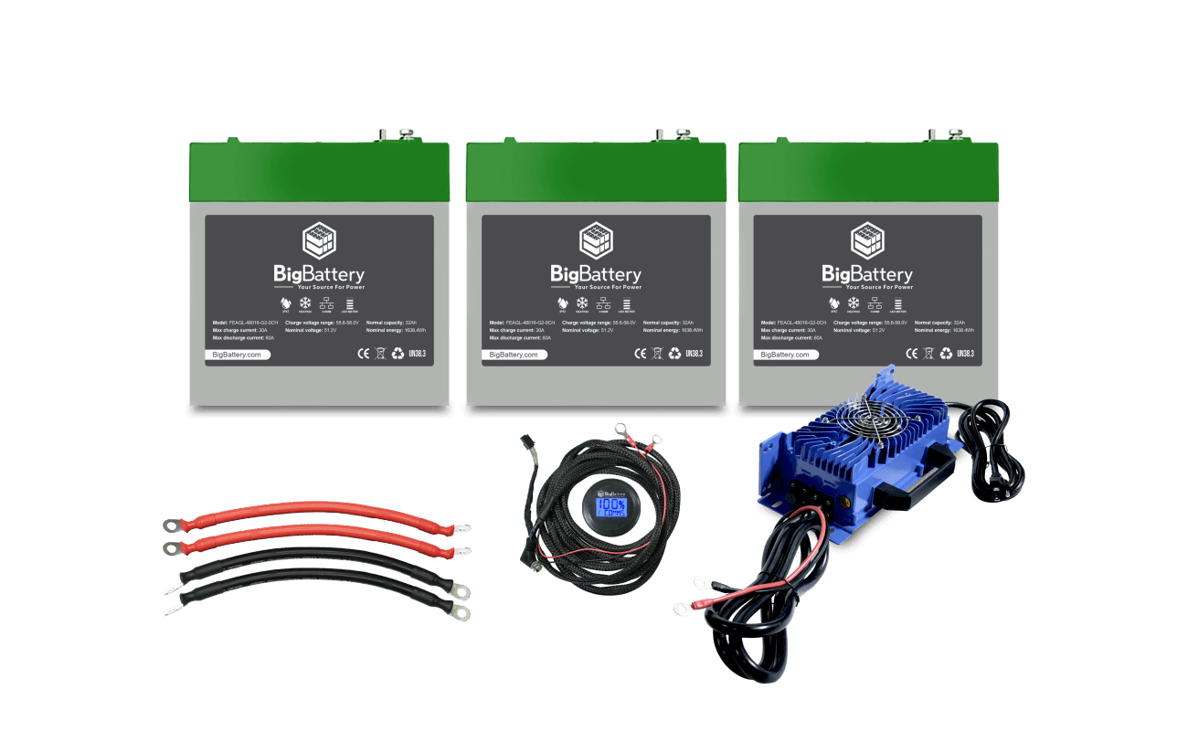 48V 3X EAGLE 2 KIT | 32Ah |  1.63kWh | LIFEPO4 Power Block | Lithium Battery Pack