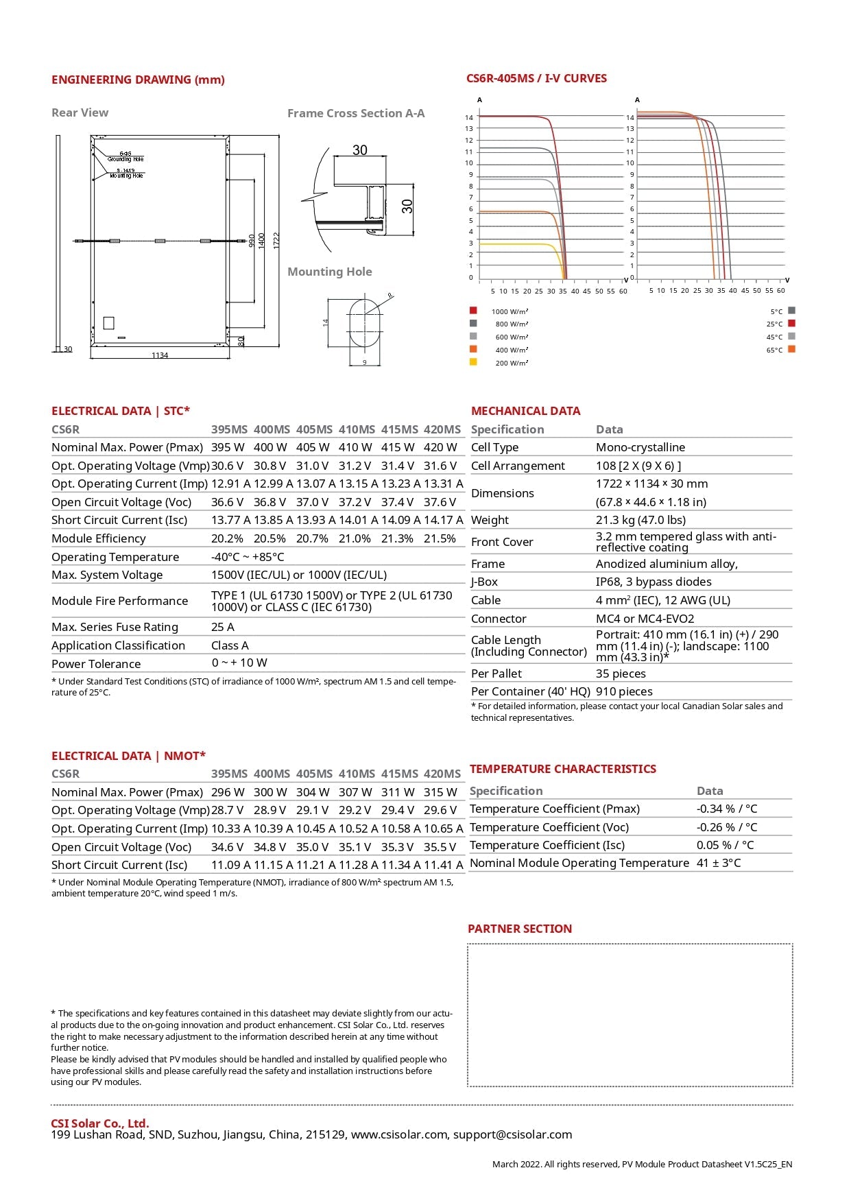 Canadian Solar -30x Panels - 400W - 12kW Per Panel - 108-Cell | Mono Crystalline