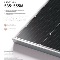 Longi - 31x Panels - 545W - LR5-72HBD-545M - Bifacial｜2-4 Weeks Ship Time