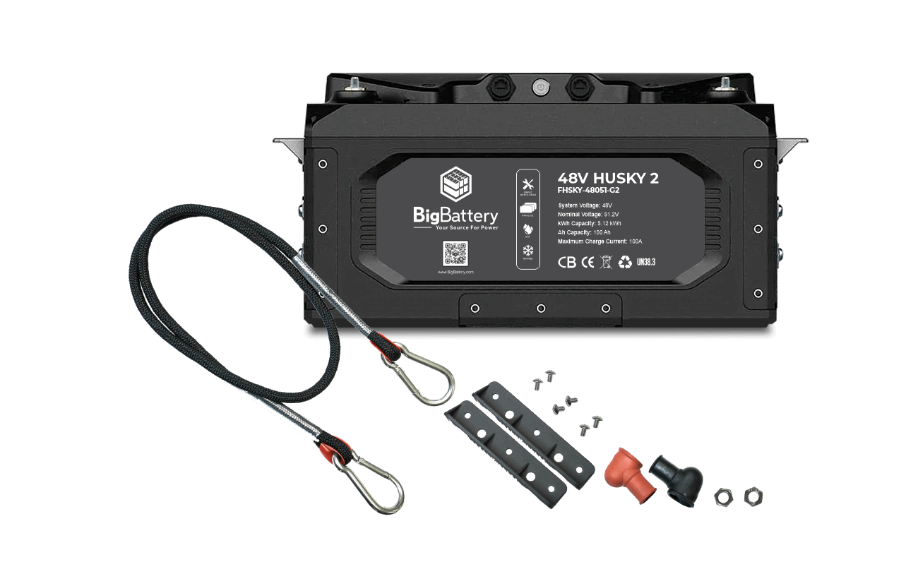 48V 3X HUSKY 2 KIT – 6K LUXPower Inverter | 100Ah |  5.12kWh | LIFEPO4 Power Block | Lithium Battery Pack