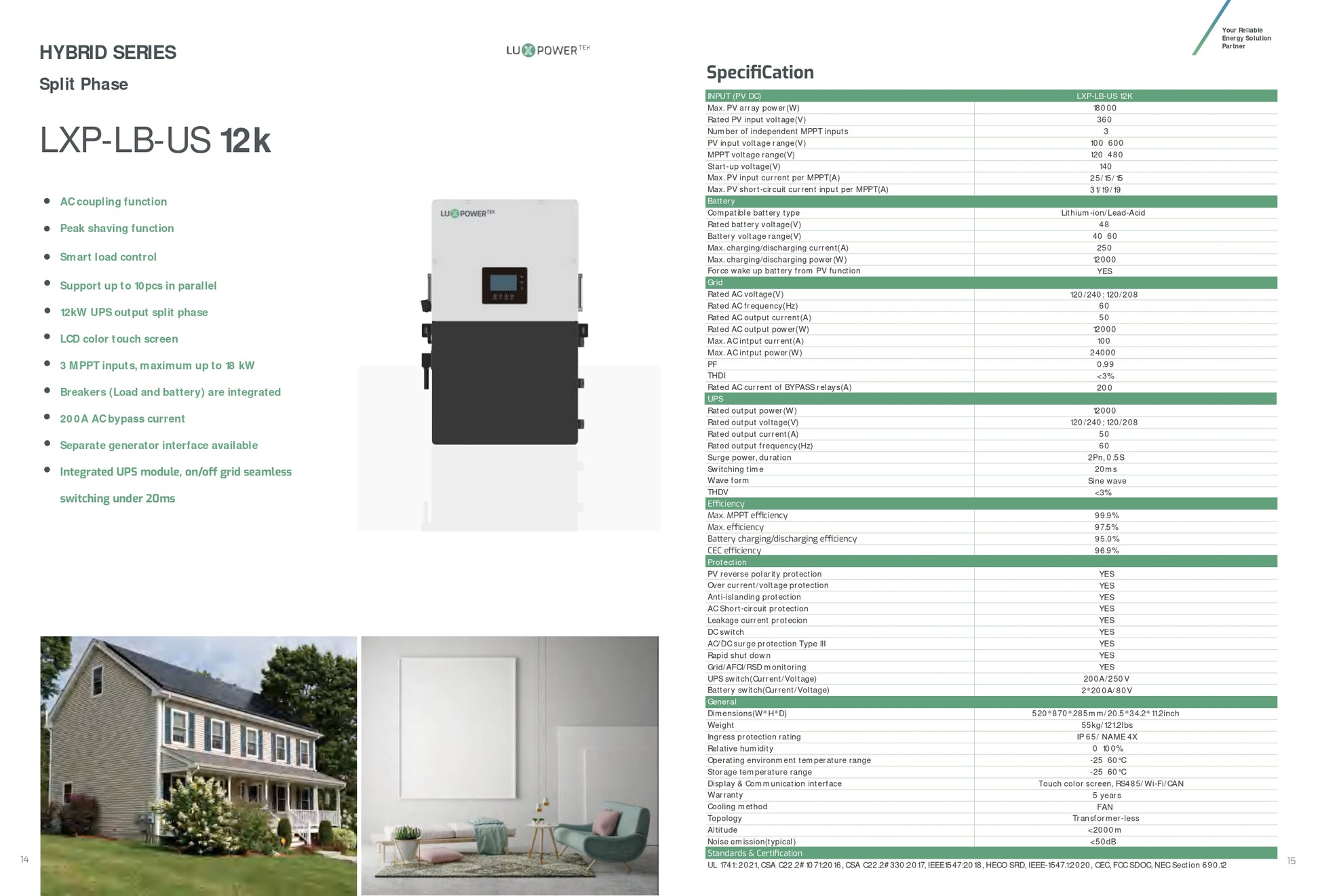 24kW 40.9kWh ETHOS Energy Storage System (ESS)