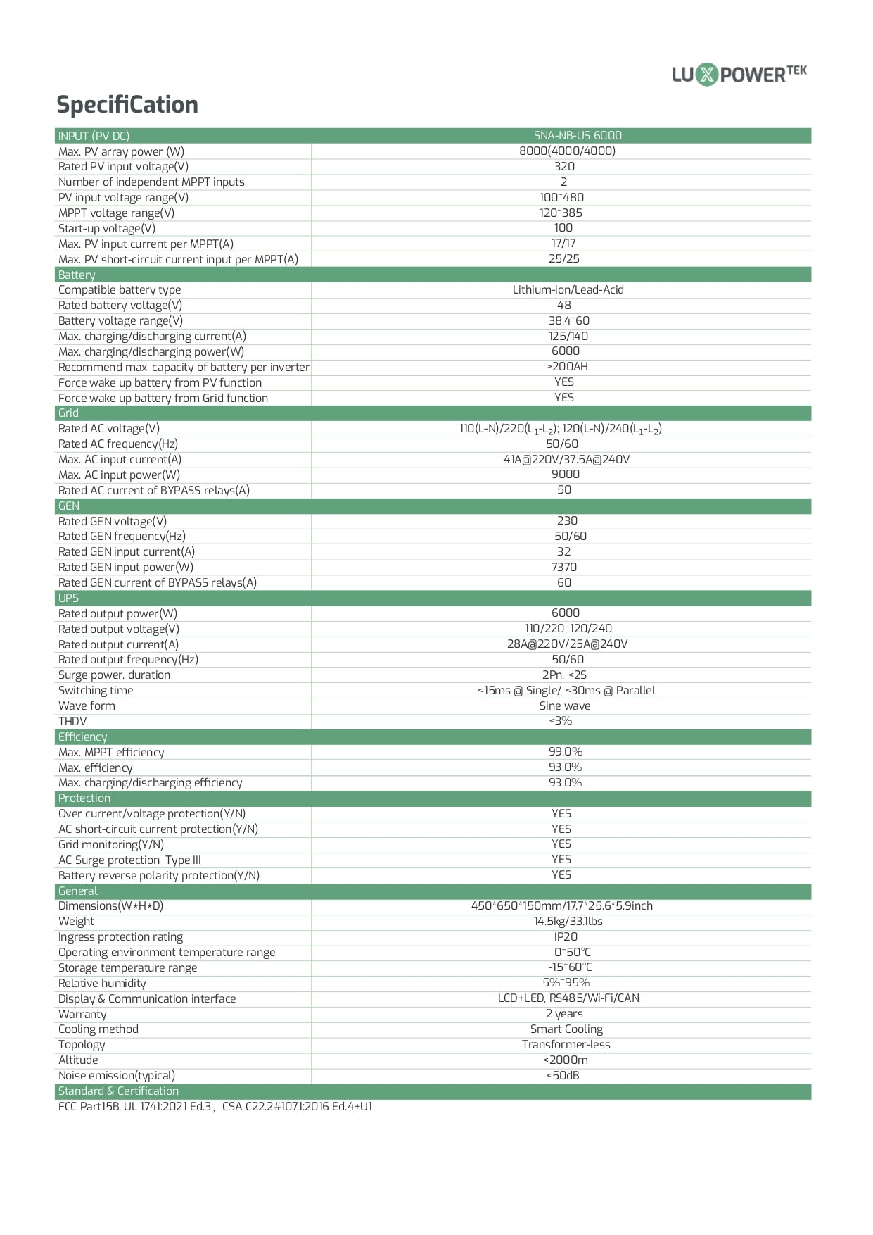 6kW 10.2kWh ETHOS Off-Grid Power System