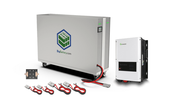 48V Off Grid Home Rhino System Power Plus - Growatt 12K + 28kWh RHINO Battery｜LIFEPO4 Power Block｜Inverter + Lithium Battery Pack｜3-8 Weeks Ship Time