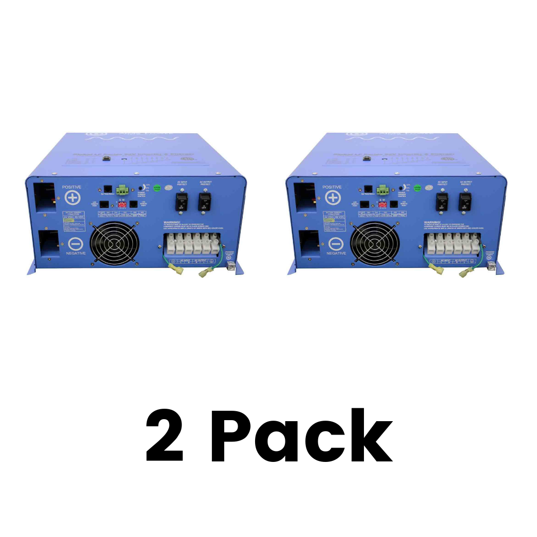 4000 WATT PURE SINE INVERTER CHARGER 24Vdc TO 120Vac OUTPUT LISTED TO UL & CSA｜Solar & Off-Grid Storage Inverters｜ 2-3 Weeks Ship Time