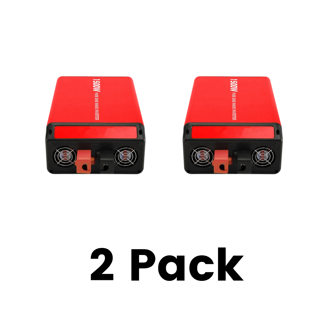 ACOPOWER 1500W Power Inverter 12VDC to 120VAC |  3-8 Week Ship Time