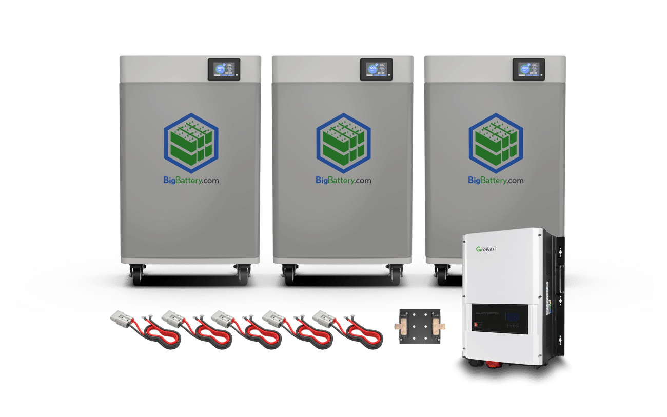 48V Off Grid Home CNDR System Elite - Growatt 6K + 11.8kWh CNDR Elite Battery | 231Ah | LIFEPO4 Power Block | Lithium Battery Pack + Inverter + Cables｜Ships in 3-8 Weeks