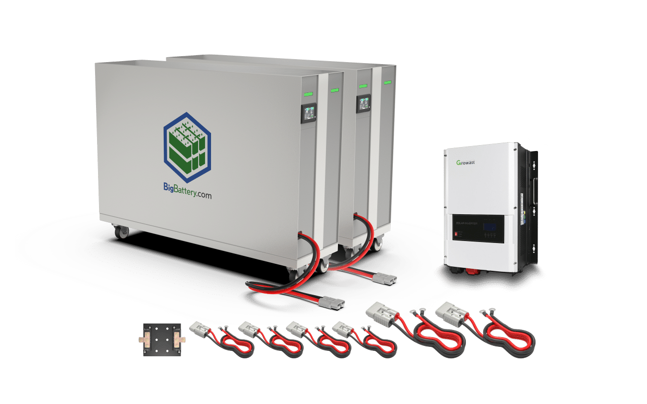 48V Off Grid Home Rhino System Power Plus - Growatt 12K + 28kWh RHINO Battery｜LIFEPO4 Power Block｜Inverter + Lithium Battery Pack｜3-8 Weeks Ship Time