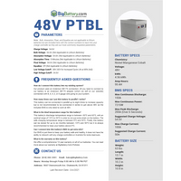 48V PTBL｜95Ah｜4.56kWh｜NMC Power Block｜NMC Battery Pack｜3-8 Weeks Ship Time