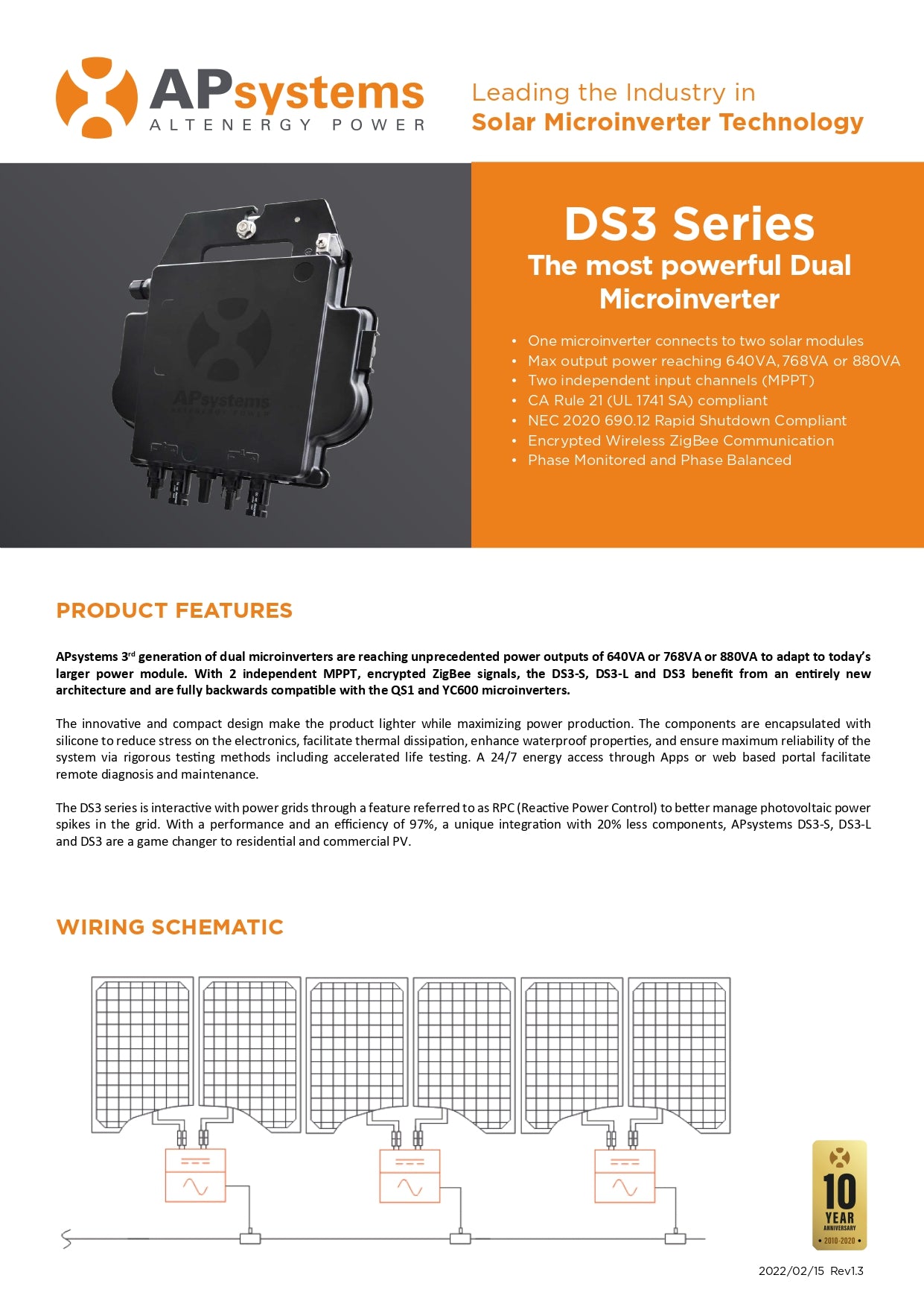 APsystems - DS3-S｜2-4 Weeks Ship Time