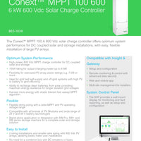 Schneider - Conext MPPT 100-600｜2-4 Weeks Ship Time
