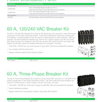 Schneider | Conext XW Breaker Kit 120/240V for PDP｜2-4 Weeks Ship Time