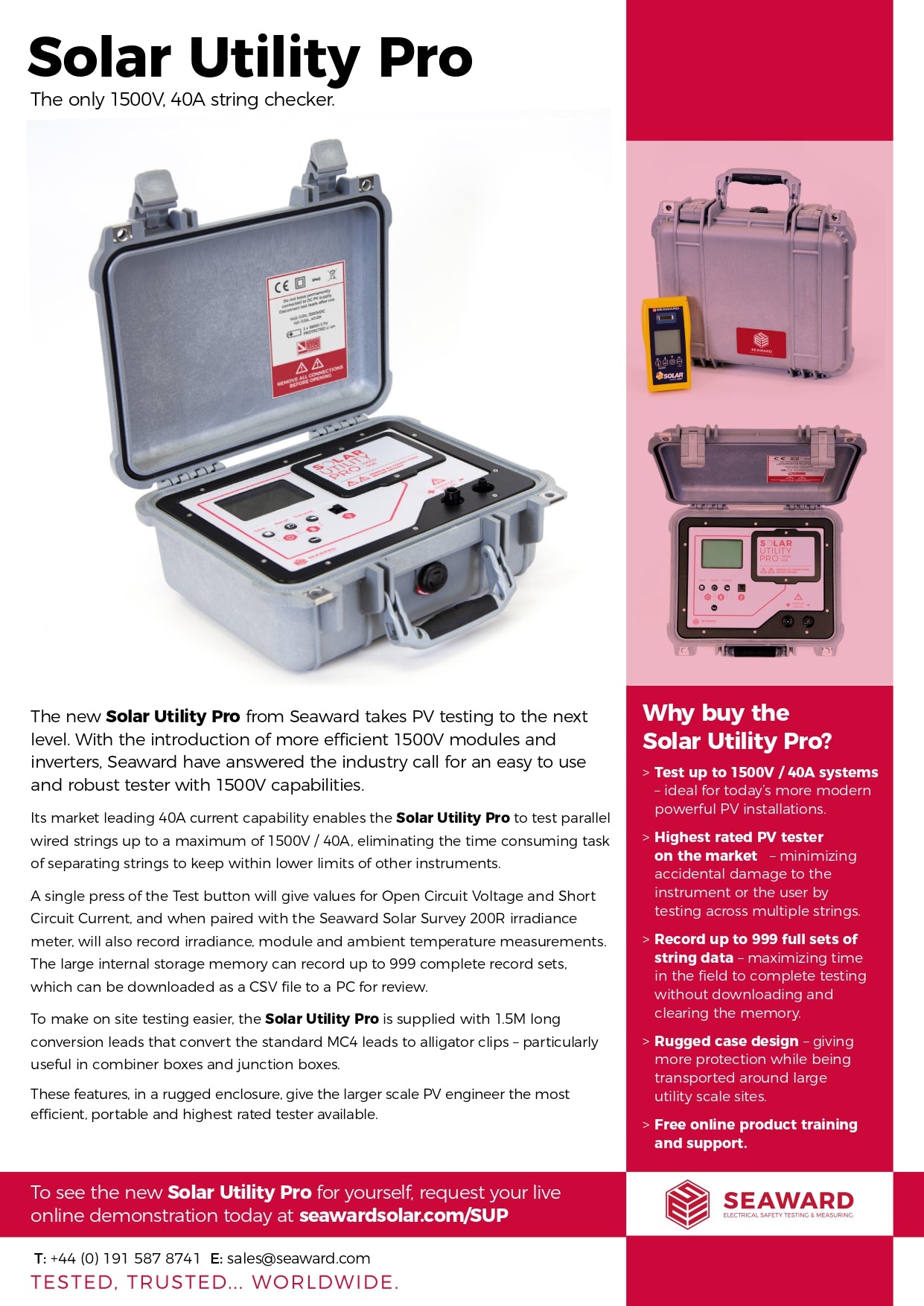 Seaward | Solar Utility Pro Kit｜2-4 Weeks Ship Time