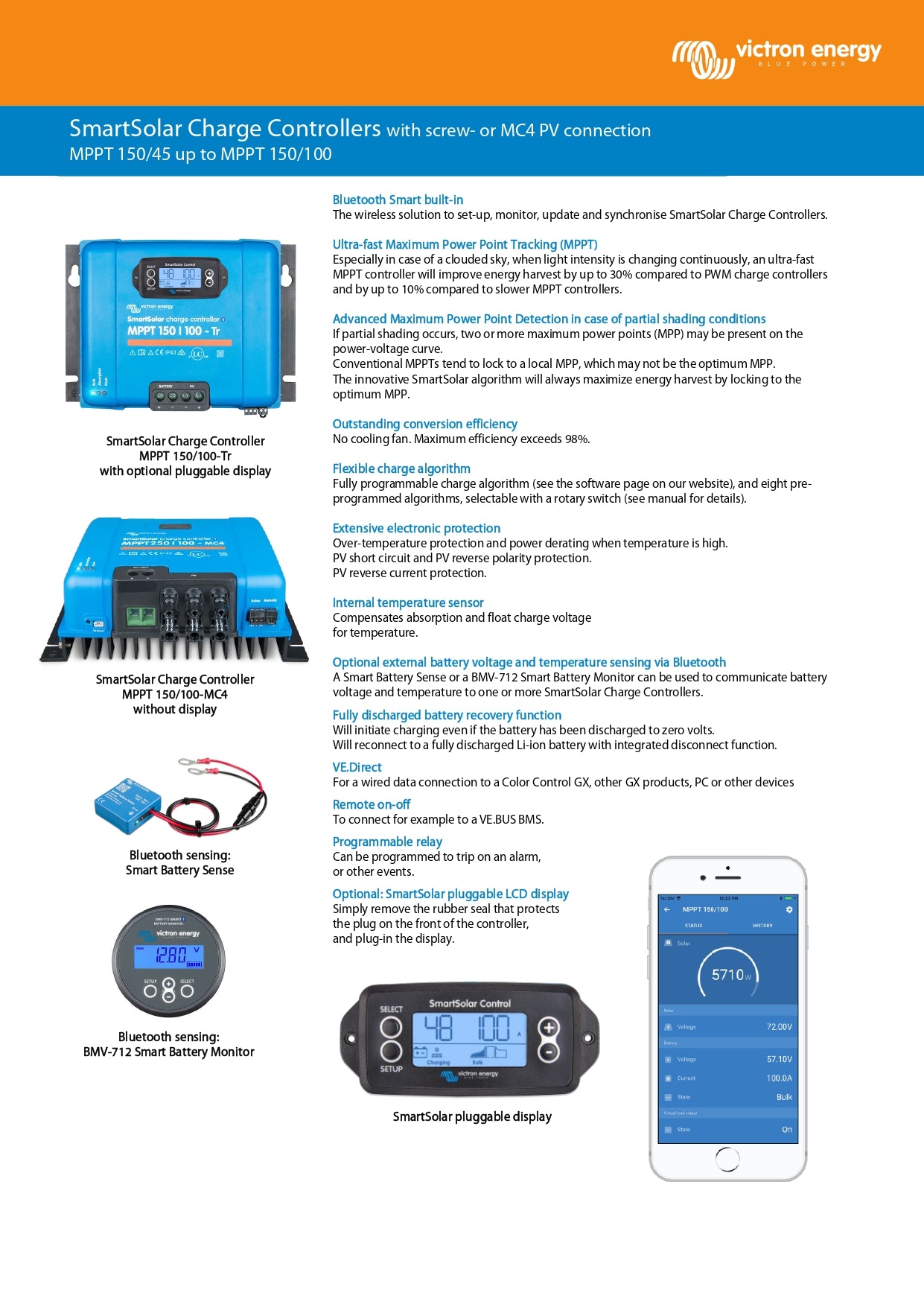 Victron Energy | SmartSolar MPPT 150/45-Tr｜2-4 Weeks Ship Time