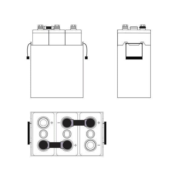 Discover Energy | OPzV 6VRE5-3400TG｜6V｜485Ah (C20)｜2300 Cycles｜2-4 Weeks Ship Time