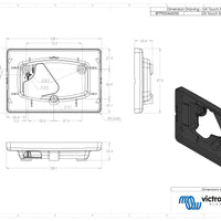 Victron Energy | GX Touch 50 - Wall Mount Bracket｜2-4 Weeks Ship Time