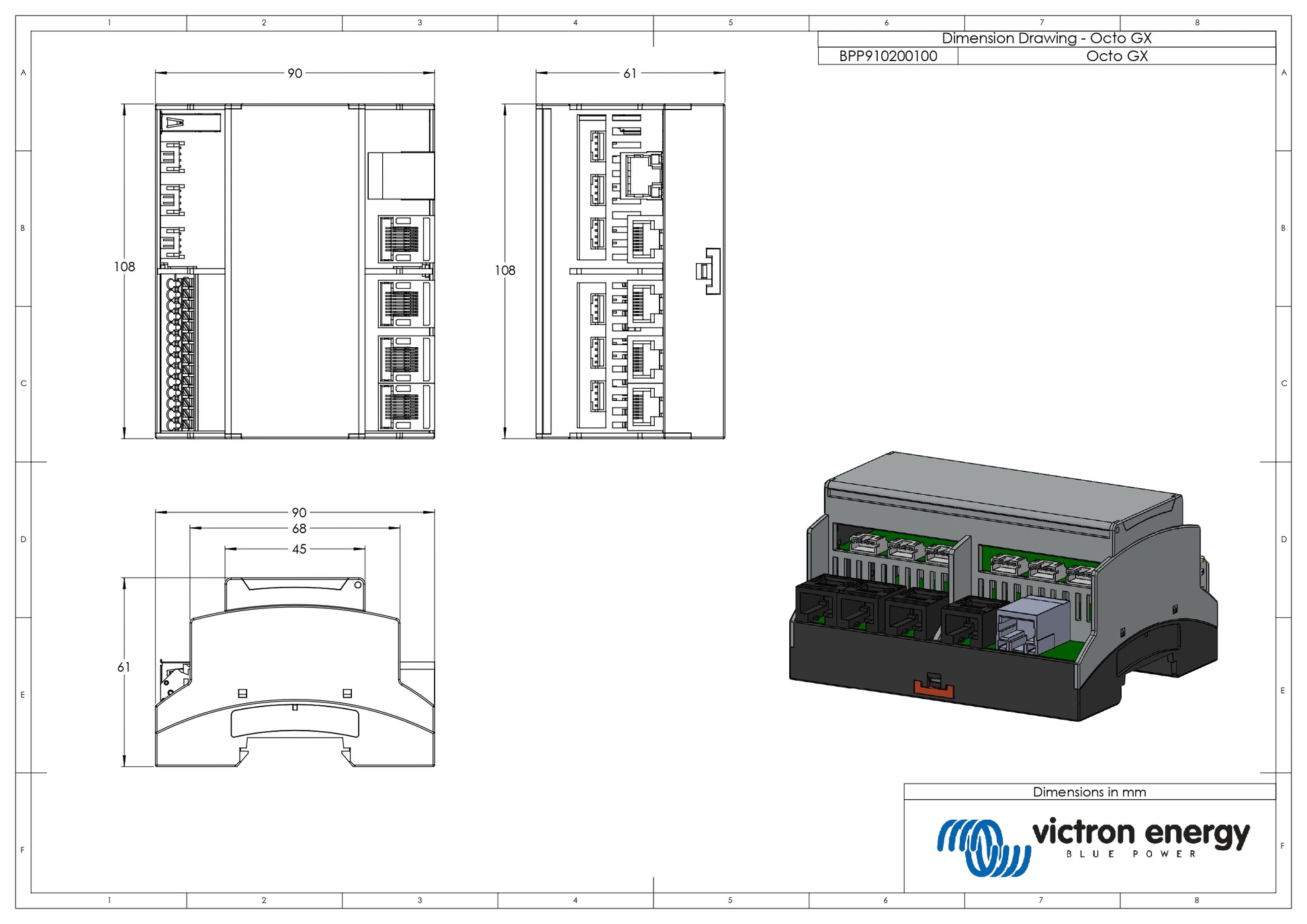 Victron Energy | Octo GX System Gateway｜2-4 Weeks Ship Time