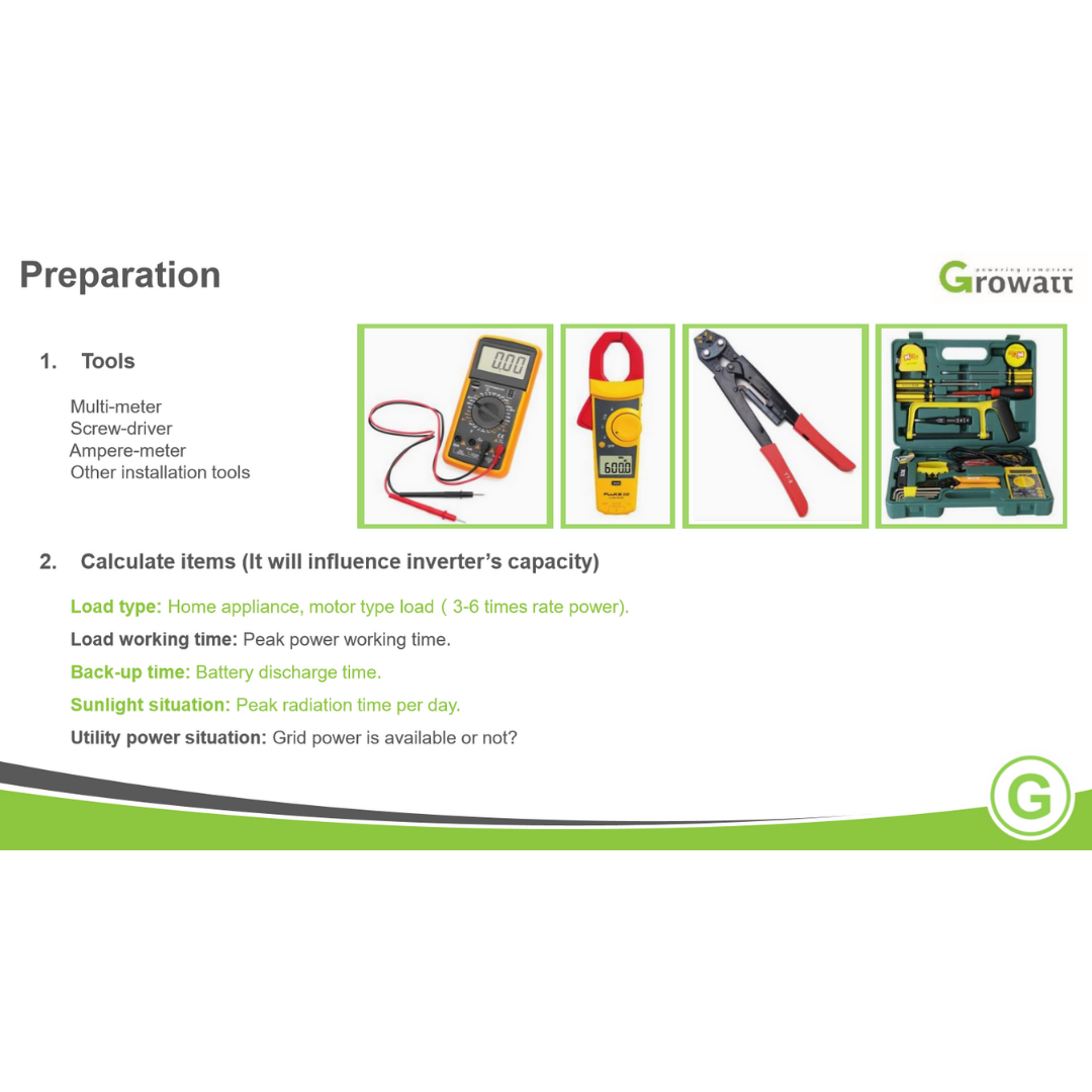 Growatt Solar Inverter 24V SPF 3000TL LVM 24P｜Solar & Off-Grid Storage Inverters｜ 24hrs Flash Sale