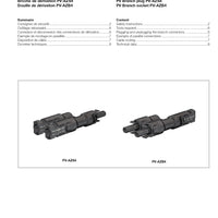 Multi Contact MC4 | PV-AZS4-Y-adaptor｜2-4 Weeks Ship Time