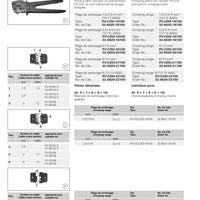 Staubli | PV-CZM-22100, MC4 crimper 12-10-8mm｜2-4 Weeks Ship Time
