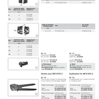 Staubli | PV-CZM-22100, MC4 crimper 12-10-8mm｜2-4 Weeks Ship Time
