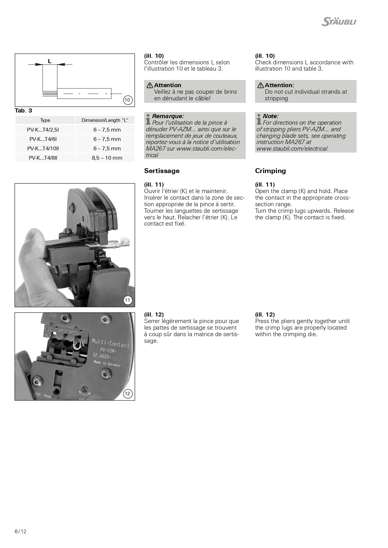 Multi Contact MC4 | PV-KST4/6I Male Coupler｜2-4 Weeks Ship Time