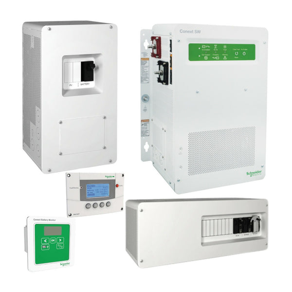 24V All-in-one Small Cottage Basic Kit | Inverter + Lithium Battery Pack + Solar Panels + Cables｜2-4 Weeks Ship Time