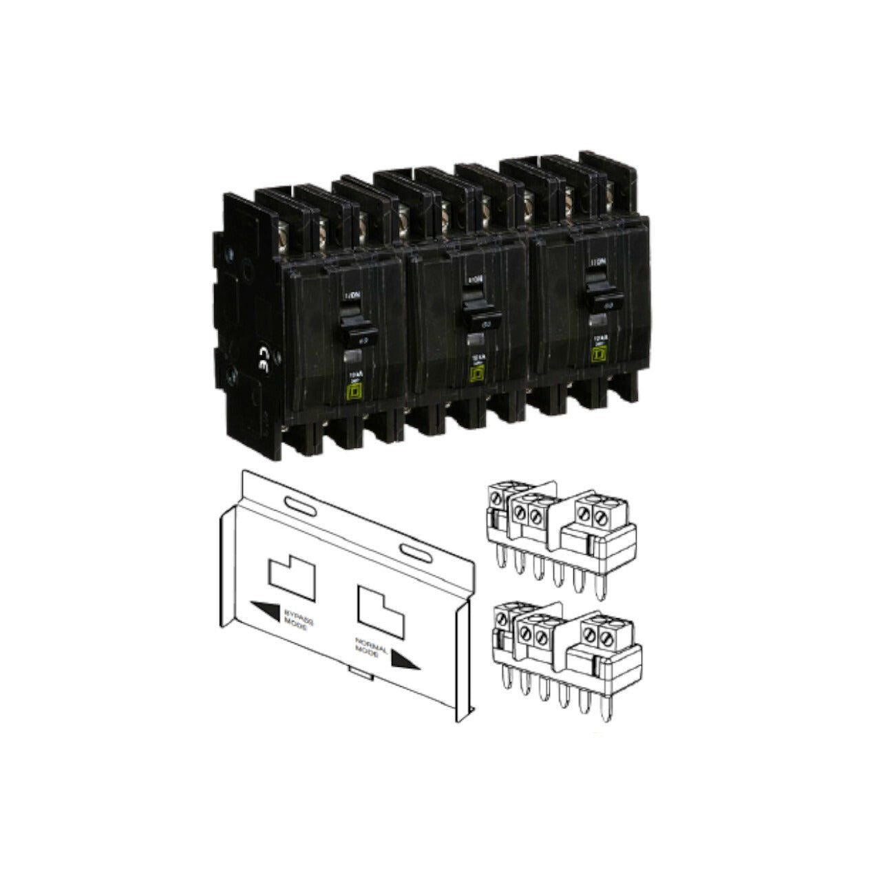 Schneider | Conext XW Breaker Kit 3Phase 208V for PDP｜2-4 Weeks Ship Time