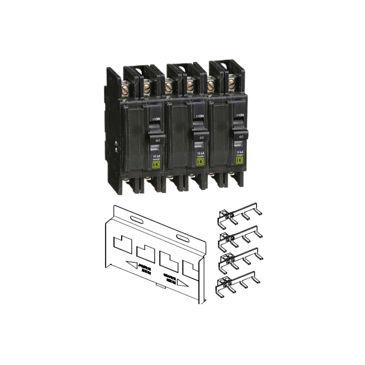 Schneider | Conext XW Breaker Kit 120/240V for PDP｜2-4 Weeks Ship Time