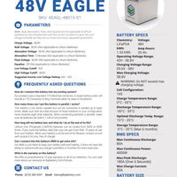 Complete Off-Grid Kit for Medium House / Cottage (6.12kWh) / 120/240V Output / 48V Lithium Battery + 470W Solar Panels