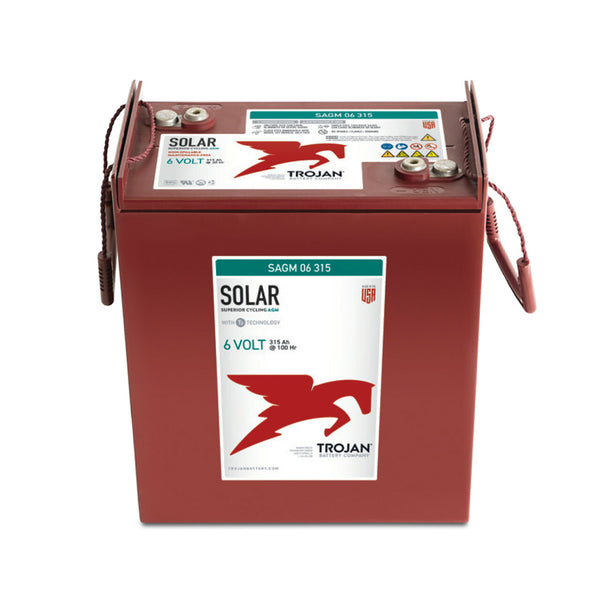 Trojan Battery - SAGM06-315｜6V｜315Ah (C20)｜1700 Cycles｜2-4 Weeks Ship Time