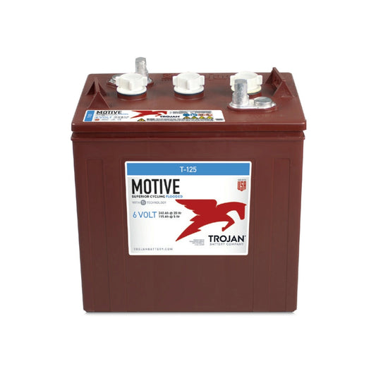 Trojan Battery | T-125｜6V｜240Ah (C20)｜1200 Cycles｜2-4 Weeks Ship Time