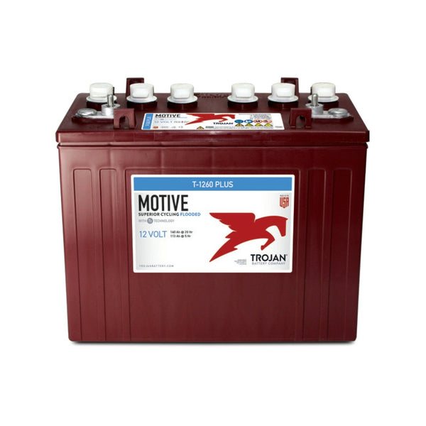 Trojan Battery | T-1260 Plus｜12V｜140Ah (C20)｜1200 Cycles｜2-4 Weeks Ship Time