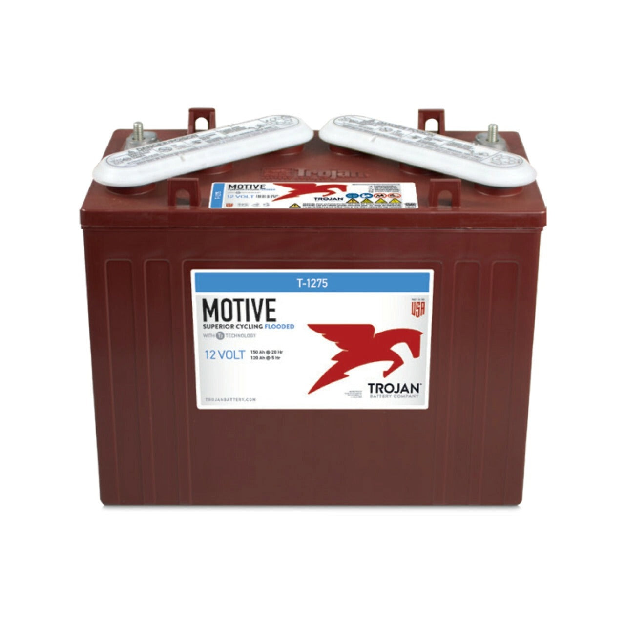 Trojan Battery | T-1275｜12V｜150Ah (C20)｜1200 Cycles｜2-4 Weeks Ship Time