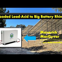 48V Off Grid Home Rhino System Power Plus - Growatt 12K + 28kWh RHINO Battery｜LIFEPO4 Power Block｜Inverter + Lithium Battery Pack｜3-8 Weeks Ship Time