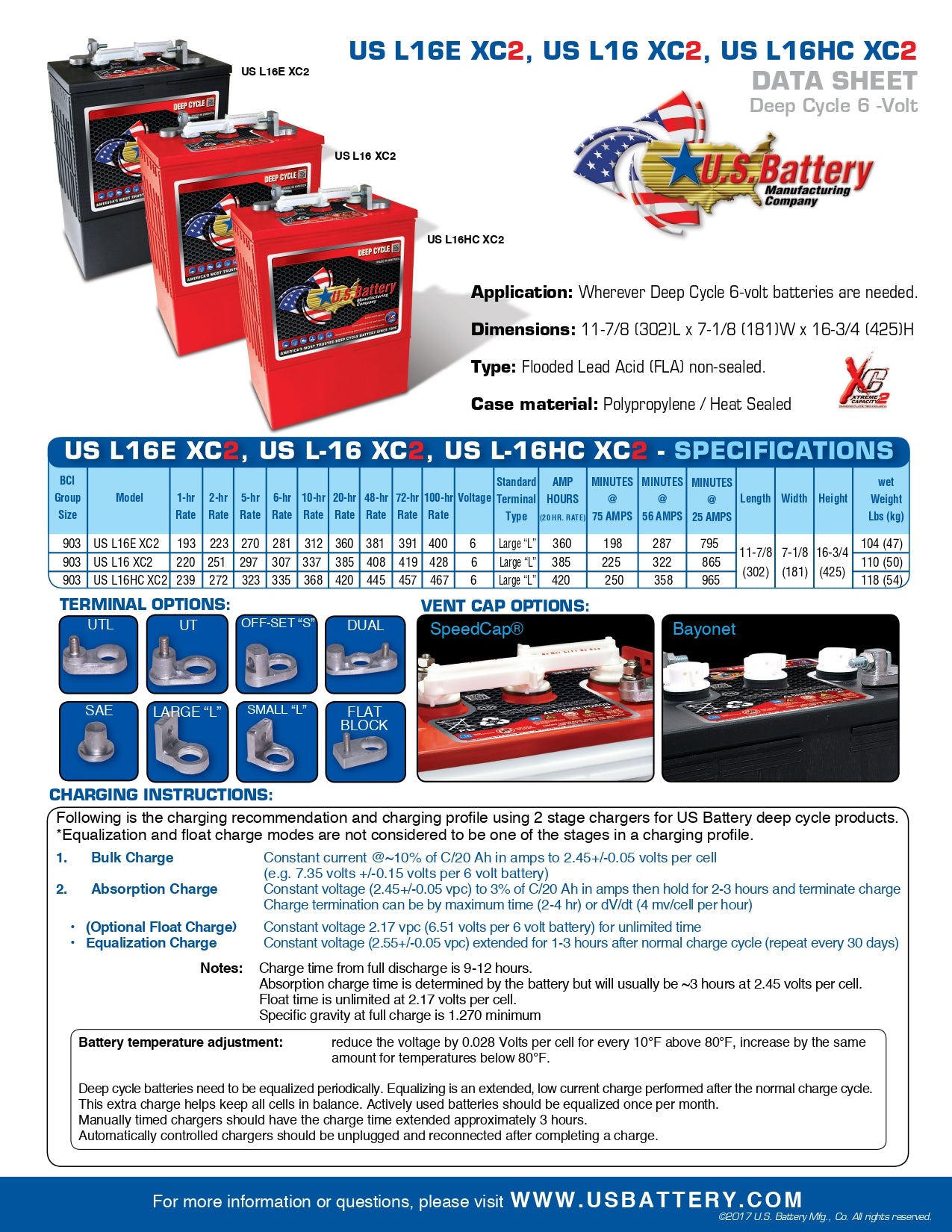 Discover Energy US Battery USB : 903 : 360AH